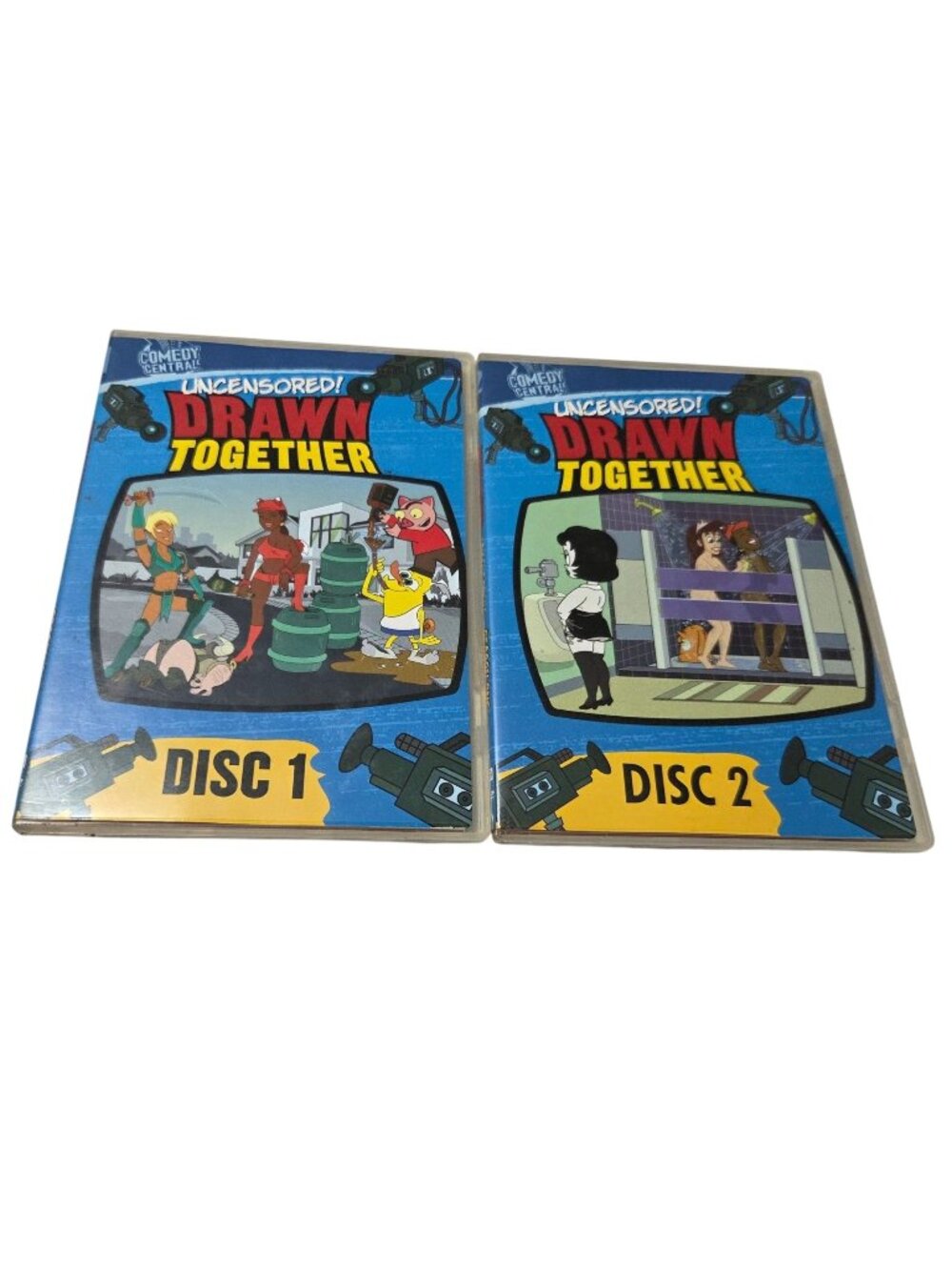 Drawn Together Uncensored Season One DVD 2 Discs Comedy Central Animated 2004